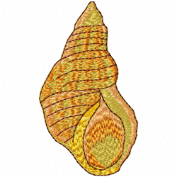 Seashell Embroidery Design 6 Seashell Embroidery Design 6